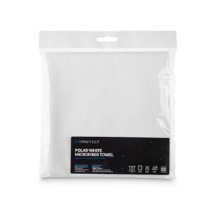 FX Protect Polar White Πανί Μικροϊνών Καθαρισμού Αυτοκινήτου 320gsm Λευκό 40x40cm